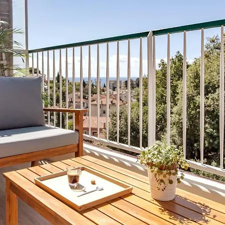 Apartment L36 Sea View Terrace 10min Walking To Sea/parking & Ac Nice